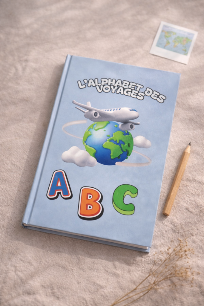Livre enfant RÊV Studio - Alphabet des voyages et souvenirs 